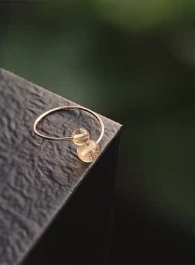 天然黄水晶招财显白好看