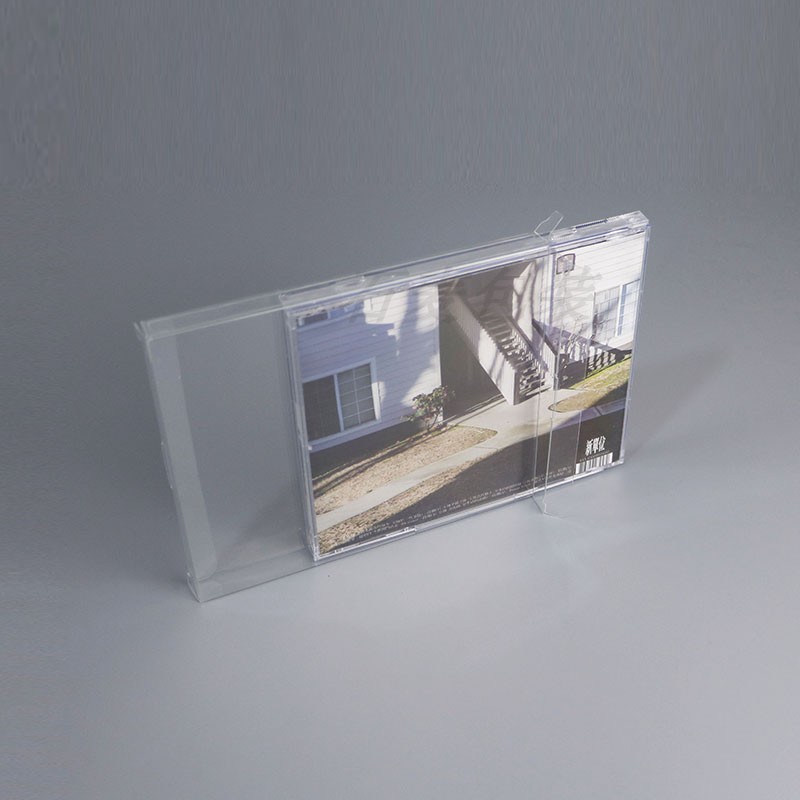 CD outer box transparent dustproof packaging collection protection box