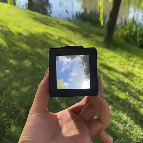 【成品到手即用】邪修同款腰平取景器相机取景菲涅尔50mm光学透镜 - 图0