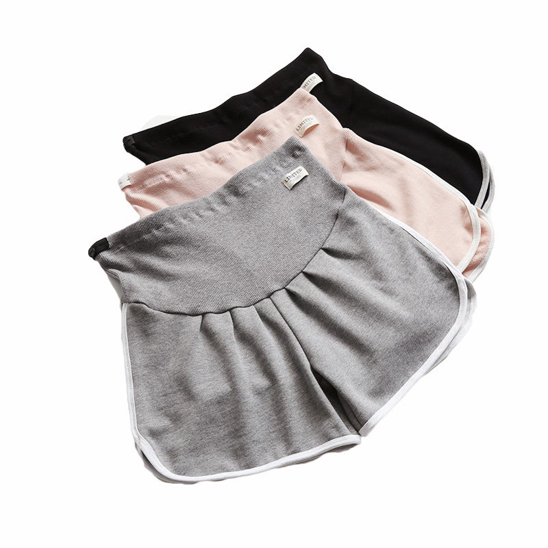 2019春夏新款孕妇瑜伽短裤健身跑步纯棉弹力高腰托腹裤打底裤外穿,淘宝优惠券,粉丝福利购,淘宝优惠卷