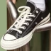 Converse Samsung tiêu chuẩn giày nam và nữ Allstar1970s giày vải thấp 162058 kiểu thường xanh cổ điển 101001 - Plimsolls