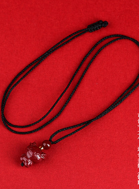 天然高含量朱砂紫金砂吊