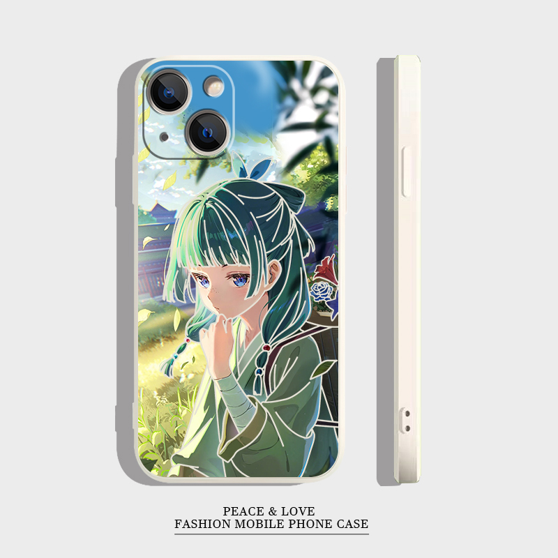 VIVOIQOOZ10TURBOPRO屋少女猫猫苹果1716e小清新15plus适用iPhone1413小众VIVOX200PROMINI手机壳12ProMax软 - 图2