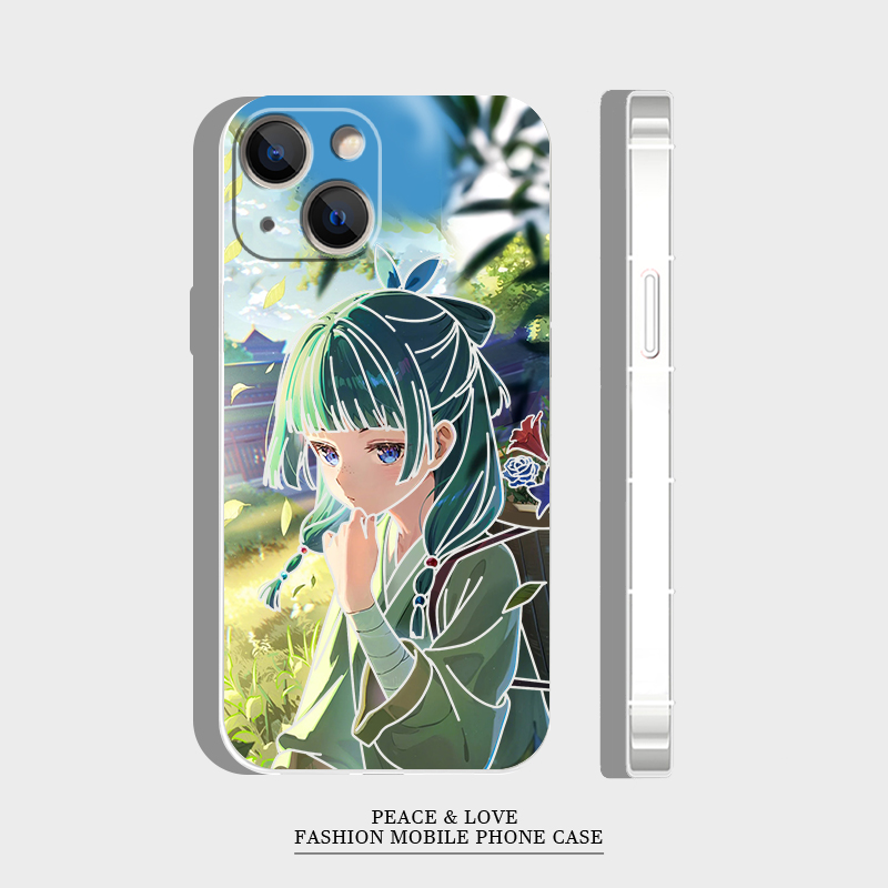 VIVOIQOOZ10TURBOPRO屋少女猫猫苹果1716e小清新15plus适用iPhone1413小众VIVOX200PROMINI手机壳12ProMax软 - 图0