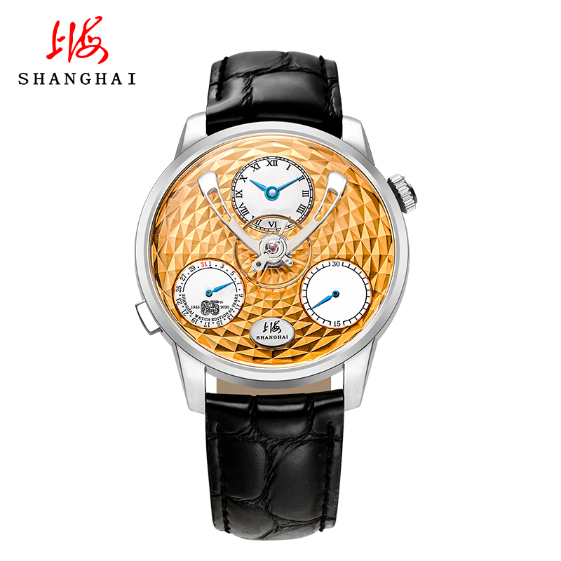 上海手表男国产老品牌自动机械表65周年纪念款限量预定新概念手表