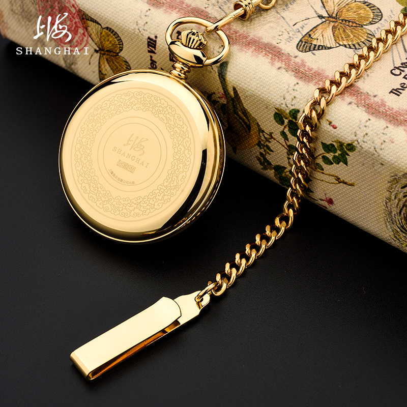 上海牌复古翻盖机械护士表x731男表 上海上时国产腕表