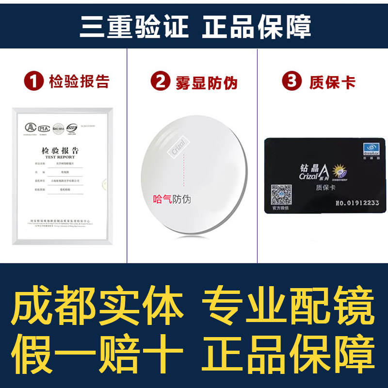 依视路专柜依视路眼镜片1.56 1.60 1.67变色a3a4防蓝光X4近视配眼镜片实体店1