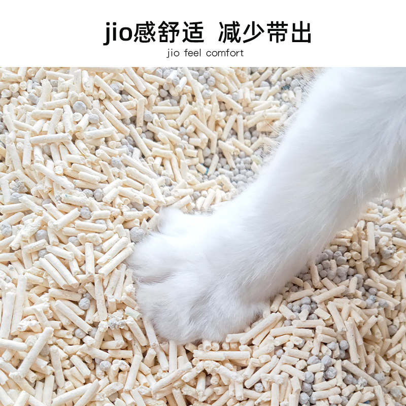 雀宠猫砂豆腐猫砂6L*4包大袋除臭猫砂猫咪用品10kg公斤20斤大包装-图1