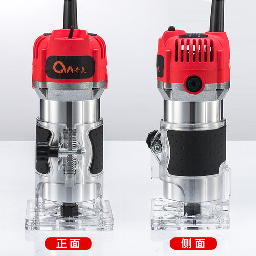 修边机木工工具多功能工业级铝塑板开槽机倒装电木铣雕刻开孔锣机 - 图2