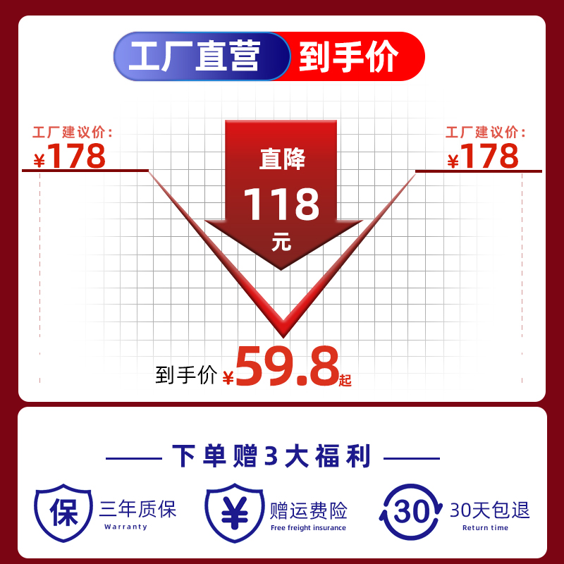 汽车LED大灯55WH1H4H7H11暖白9005hb3超亮4300K暖黄光车灯12v灯泡 - 图0