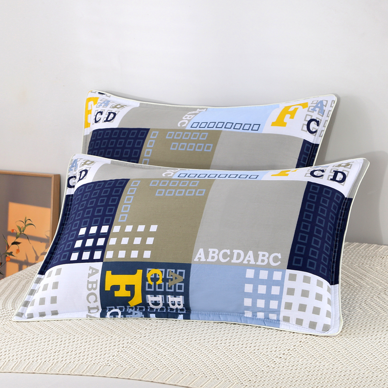 学生纯棉枕套宿舍单人40x60cm枕芯套一对装48x74全棉成人枕头套 - 图1