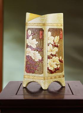 国风新中式手绘陶艺家装饰品书房