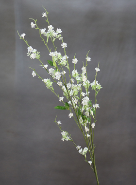 婚庆仿真柳叶绿植银柳枝雪柳假花清新嫩芽家居摆设客厅装饰插花艺