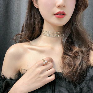 韩国珍珠颈带choker