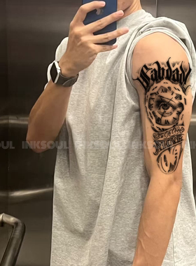 INKSOUL时空之瞳高级潮男纹身贴