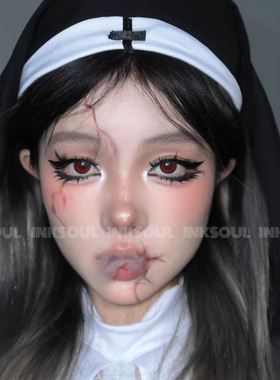 INKSOUL 万圣节套装组合纹身贴多选伤疤血迹抓痕派对cos妆容贴纸