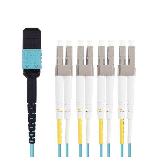 MPO-MPO-8LC 万兆OM3/4多模光纤跳线12芯 8芯束状 MTP-MTP-1M米万兆跳线 - 图2