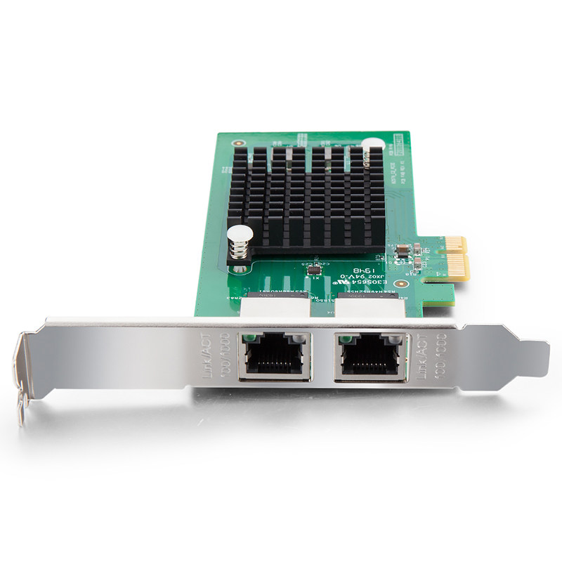 千兆网卡pci-e intel 82576-2T ROS软路由RJ45电口双/四口服务器网卡82573/i210-T1/i350-t2 ...