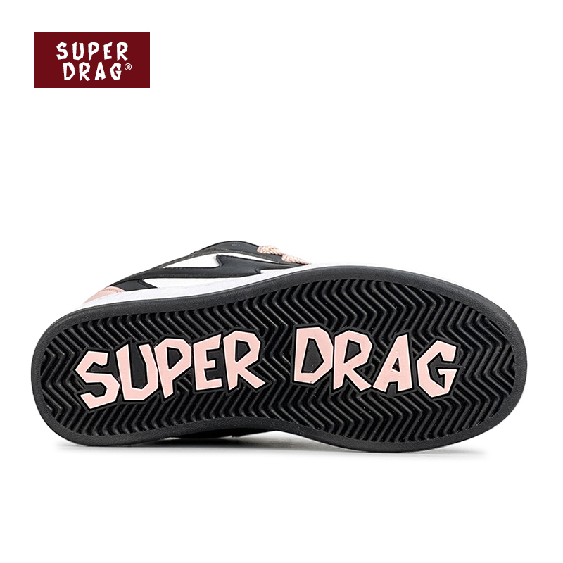 超拽SUPERDRAG 原创设计闪电面包鞋女潮小众百搭复古休闲低帮板鞋 - 图3