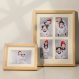 Фоторамка для влюбленных из натурального дерева, фотография, фотоальбом, творческая пара, 6 дюймовая, DIY