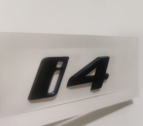 适用于汽车BMW 宝马 G26 i4 M50 亮黑尾标车标 i7i3新能源贴标 - 图2