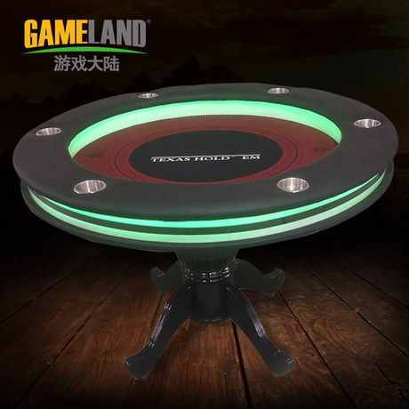 poker table with led lights