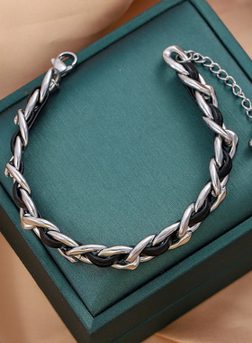 热卖小香风法式小金球钛钢手链女轻奢时尚不掉色手链饰品