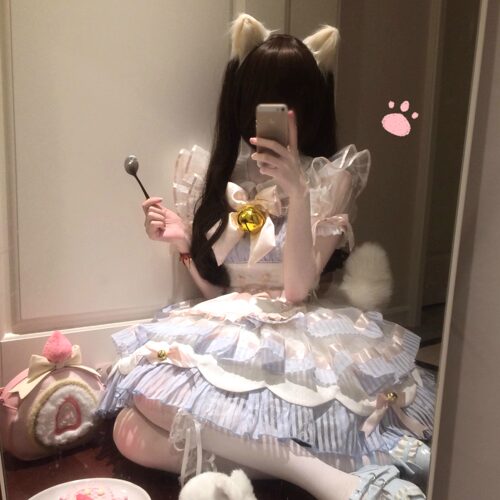 舒芙蕾Lolita洛丽塔连衣裙芭蕾风女仆装doll感生日礼成人礼蛋糕裙 - 图0