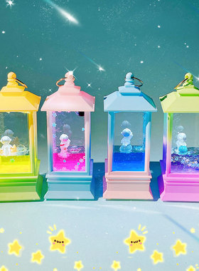 创意入油宇航员小夜灯公仔摆件卡通太空人发光办公室家居手办摆饰