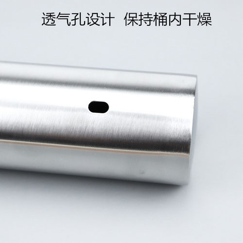 不锈钢烧烤签子收纳筒35CM户外烧烤工具存放工具收纳盒PVC加厚201 - 图2