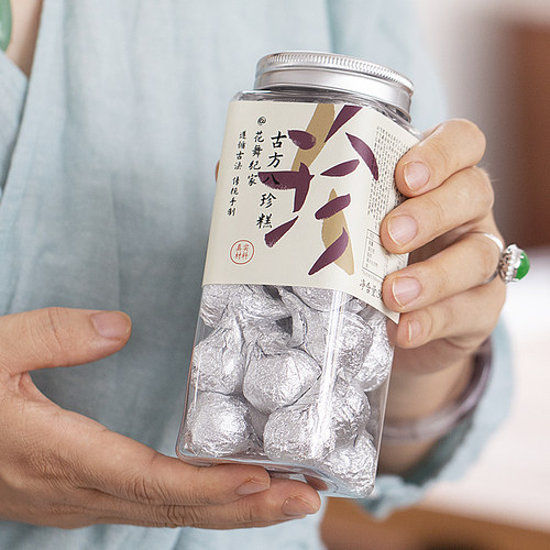 花舞纪家 古方八珍糕 手工现制脾胃芡实糕糕点罗大伦300克 - 图1