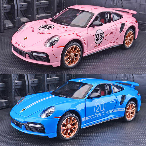 1:24仿真合金保时婕911Turbo S汽车模型摆件车载饰品送男女生礼物-图1