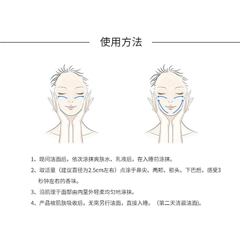 韩国laneige /兰芝夜间保湿+唇膜 九份市集海外面部护理套装