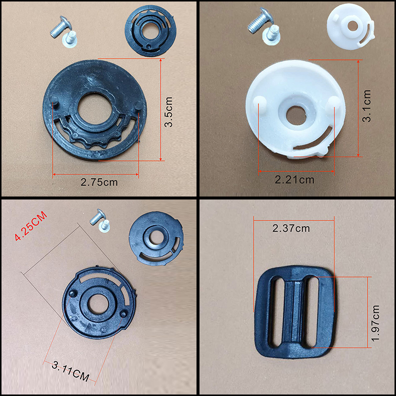 摩托车头盔配件扣子下巴扣通用电动车安全帽子上的金属卡扣插扣托 - 图2