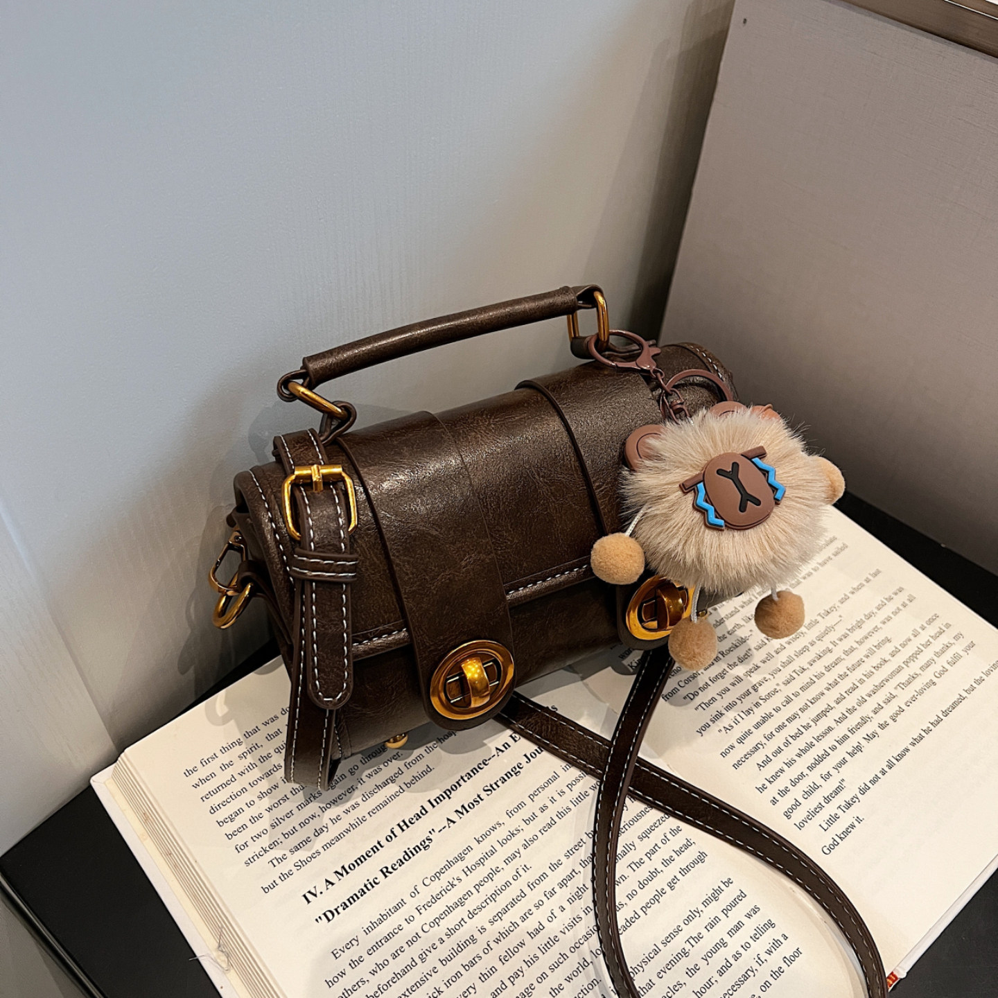 包包复古小方包2026新款百搭手提斜挎包迷你剑桥包小众流行枕头包,淘宝优惠券,粉丝福利购,淘宝优惠卷