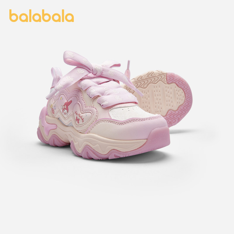 【库洛米IP商场同款】巴拉巴拉童鞋女童运动鞋2025春秋新款慢跑鞋,淘宝优惠券,粉丝福利购,淘宝优惠卷