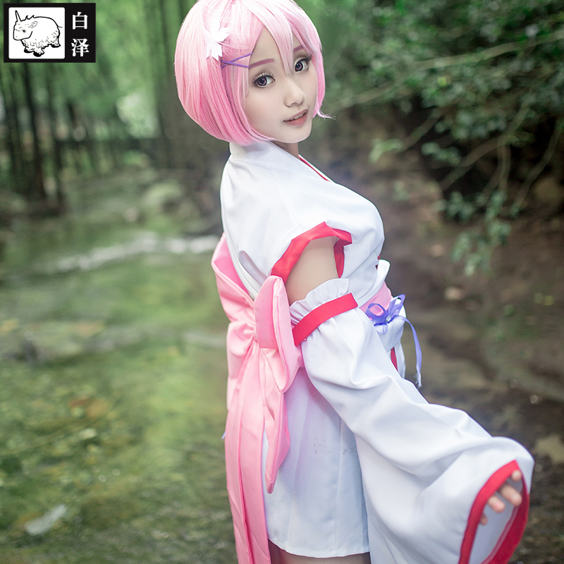 白泽雷姆蕾姆拉姆幼年版COS服装从零开始的异世界生活cosplay女装-图3