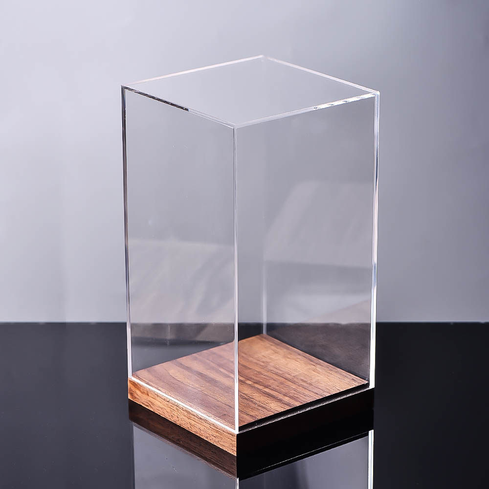 手办模型古董工艺品场景DIY黑胡桃实木底座地台展示收纳盒防尘罩,淘宝优惠券,粉丝福利购,淘宝优惠卷