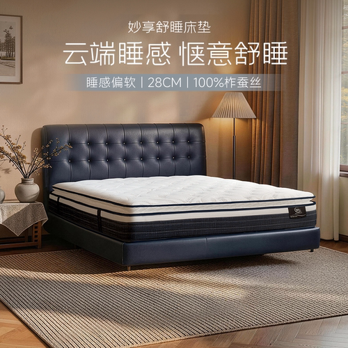 Serta/舒达 妙享舒奢 高端马尾毛弹簧床垫席梦思国家补贴软硬适中 - 图0