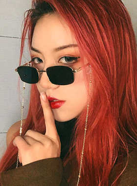 遮阳窄方框复古港风男女墨镜