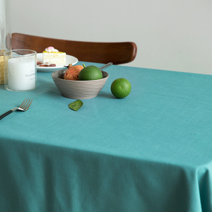 马卡龙ins布艺棉麻桌布