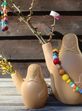 芬兰Artek Easter Vase 创意装饰花瓶 北欧简约手工陶瓷插花摆件