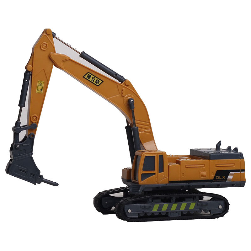 德立信儿童大号工程车模型男孩宝宝履带挖掘机抓木抓石破碎玩具车,淘宝优惠券,粉丝福利购,淘宝优惠卷