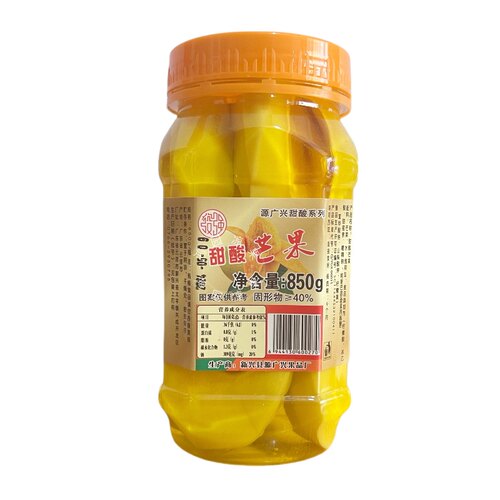 新兴特产酸味甜酸瓶装萝卜酸芒果仁面酸菜木瓜姜片荞头蒜头850克 - 图3