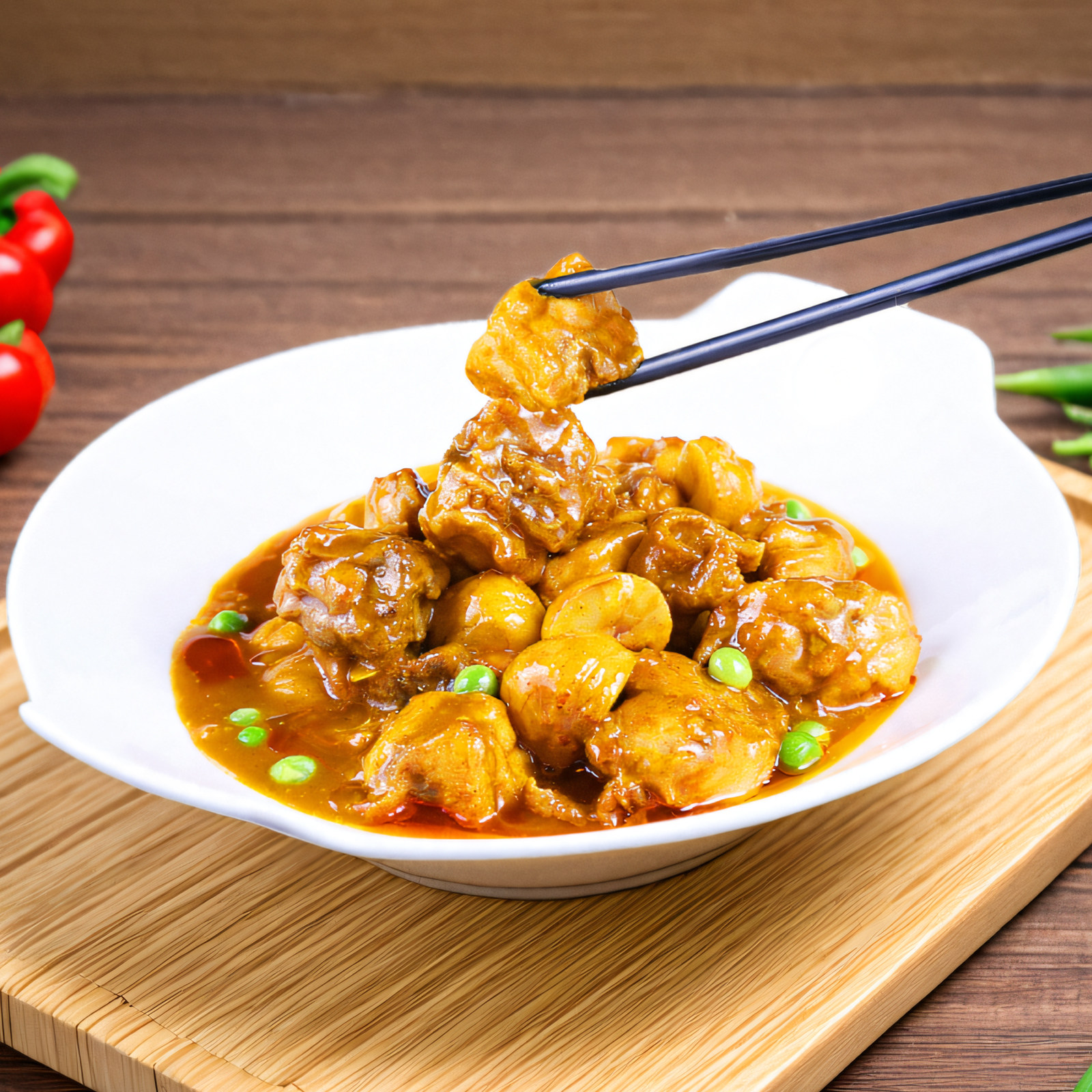 夏星黄金板栗鸡200g预制菜速食菜冷冻半成品快餐外卖盖浇饭料理包