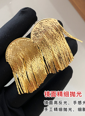 DSTYLE法式独特设计流苏瀑布耳环