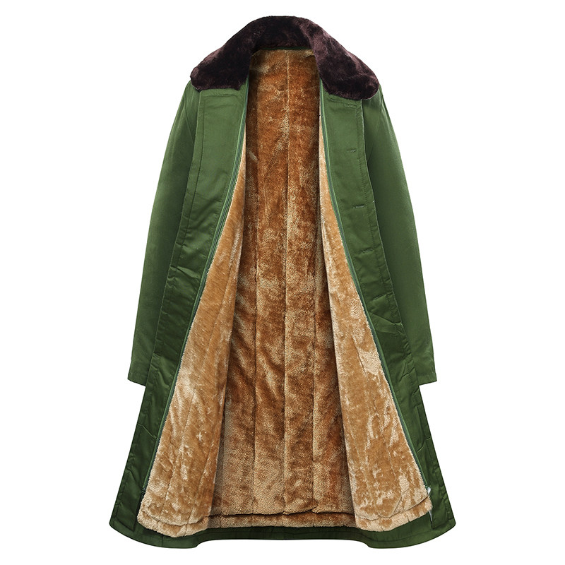 冬季军大大衣加厚加绒长款男防寒东北绿棉大衣保安老款正品绿棉袄,淘宝优惠券,粉丝福利购,淘宝优惠卷