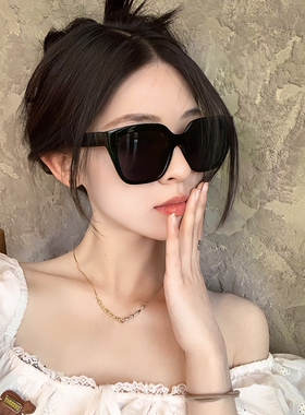 方形可爱粉色大框墨镜女高级感ins网红同款百搭太阳眼镜防紫外线