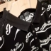Jun Uncle Men & Coca-Cola Phối sê-ri Mùa hè đen ngắn tay áo Lapel POLO - Polo áo phông polo nam Polo