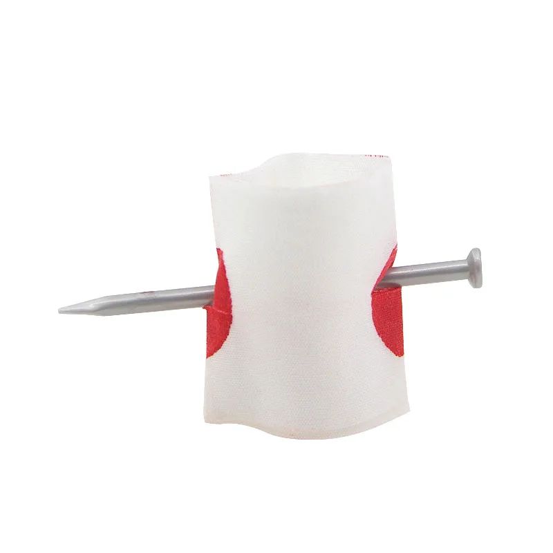 5Pcs Fool Toys Blood Prank Magic Prop Joke Fake Nail Through - 图1